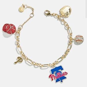 NWT Baublebar Phillies charm bracelet